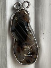 Beautiful Montana Moss Agate Pendant See Pics For Size And Color.