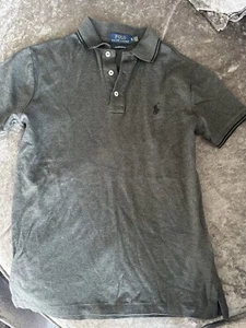 Dark Grey Xs Men’s/older Boy Ralph Lauren Polo Shirt, XS - Picture 1 of 3