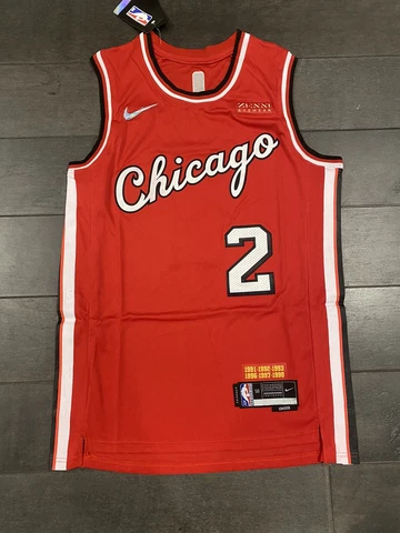 LONZO BALL #2 CHICAGO BULLS NBA BASKETBALL JERSEY ADULT LARGE NWT Cover