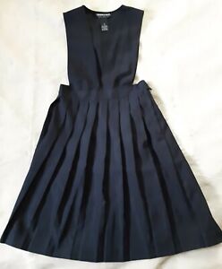 French Toast Girls School Uniform Dress Size 12 Navy Blue