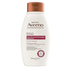 Aveeno Brombeere Quinoa Protein Shampoo 12 flüssige Unzen sulfatfrei farbsicher - Bild 1 von 7