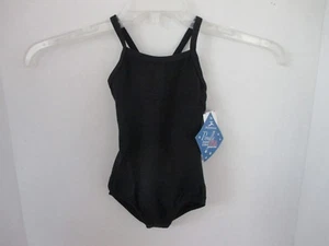 MOTIONWEAR~Black LEOTARD~Girls Small~Dance, Gymnastics~NWT - Picture 1 of 4