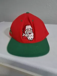 Vintage 1990er Santa Blockhead Snapback Mütze {F-2} - Bild 1 von 5