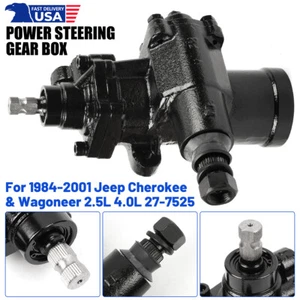 Power Steering Gear Box For 1984-01 Jeep Cherokee & Wagoneer 2.5L / 4.0L 27-7525 - Picture 1 of 12