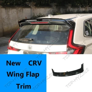 Fits For Honda CR-V CRV 2023 2024 Black ABS Roof Boot Spoiler Wing Flap Trim - Bild 1 von 5