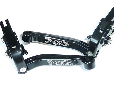 JUEGO PALANCAS FRENO Y EMBRAGUE EXTENSIBLES PLEGABLES APRILIA RS250 1998 - 2003 RACE R15E2 Foto 1 de 4