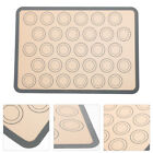 Red Silicone Baking Mat Pans for Nonstick Bakeware