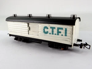 B.L.Z. Scellé Bell, Vintage 4-achsiger Güterwagen C.T.F.I von 1955, Metall, H0 - Picture 1 of 8