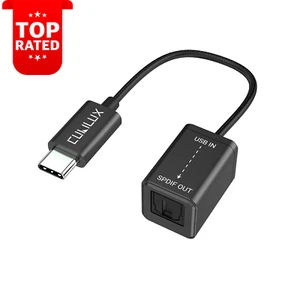 USB C to Optical Audio Adapter SPDIF DAC 192Khz 24Bit Type C to Toslink Audio - Picture 1 of 12