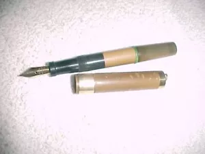 V RARO - PLUMA CARTUCHO JOHN HANCOCK BHR DÉCADA DE 1920 - COBRE - Original 14K ¡Nuevo en caja!¡!¡! - Imagen 1 de 9