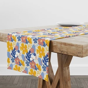 Table Runner Abstract Floral Pattern | Unique Design Table Decor | Made in EU - Picture 1 of 3