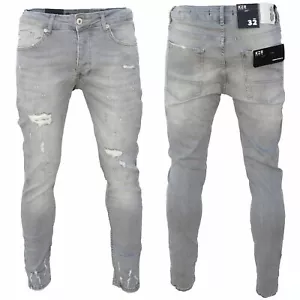 Herren Slim Fit Jeanshose Stretch Designer Hose Super Skinny Denim JEANS 9016 - Bild 1 von 9