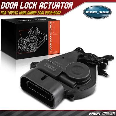 Actuador de cerradura de puerta del lado del conductor delantero izquierdo para Toyota Highlander 2001 2002-2007 Foto 1 de 4
