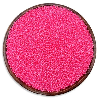 Pink Nonpareils - Bakery Topping Sprinkles- Premium Quality by NY Candy - Image 1 of 4