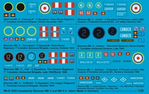Peddinghaus-Decals 1/35 3039 Canadien Sherman Mk V Et Mk II IN Italien - Photo 1 sur 1