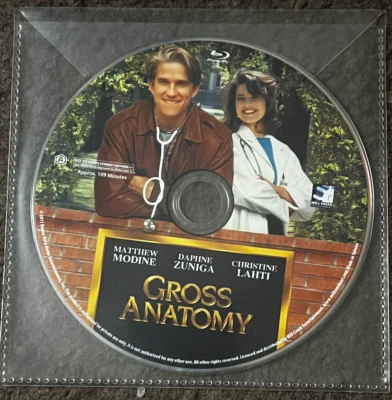 NEW GROSS ANATOMY (1989) - Blu-ray disc only in clear plastic envelope / no case - Image 1 of 3
