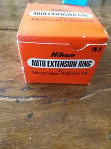 Nikon PN-11 Auto Extension Ring, 52.5mm for Micro-Nikkors . near MINT with box - Imagen 1 de 8