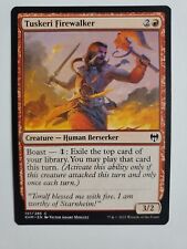MTG Magic The Gathering Card Tuskeri Firewalker Creature Human Berserker Red