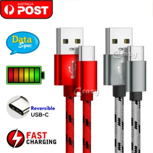 USB Type C Fast Charging Data Cable For Samsung Galaxy A22 A32 A42 A52S A72 A12 - Picture 1 of 18