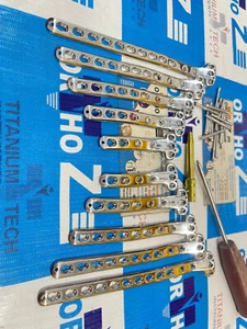 Locking Proximal Medial Tibiä 4,6,8, 10, 12 Hole Plate & 3.5mm screw (57 Pc) SS - Picture 1 of 8