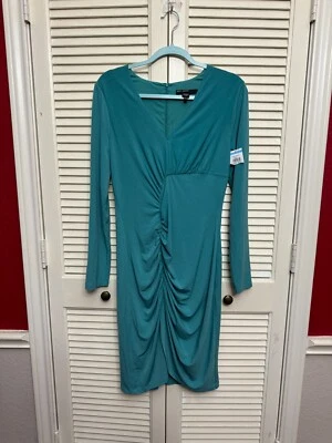 Vestido para mujer Maggy London costura curva y fruncido detallado TALLA 10 Foto 1 de 4