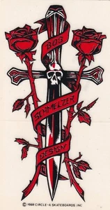 Vtg 1988 Bob Schmelzer Design Circle-A Skateboards INC - Picture 1 of 3