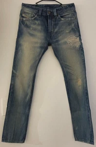 JEANS DIESEL THAVAR Wash 0816K Azul Delgado Ajustado Talla W28 L30 - Imagen 1 de 4