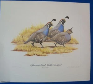 1985, Limited Edition Print, Afternoon Stroll-CA Quil, siehe Bemerkung (S16518) - Bild 1 von 1