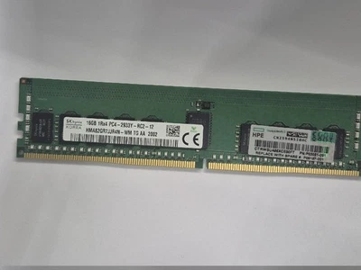 P03051-091 HPE 16GB 1Rx4 PC4-2933Y DDR4 ECC Smart Memory Server DIMM P00918-B21 - Image 1 of 3