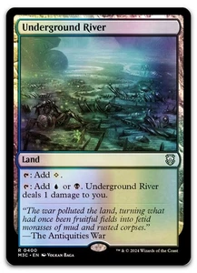 Underground River (Ripple Foil) #400 (NM) Modern Horizons 3 M3C Magic MTG - Picture 1 of 1
