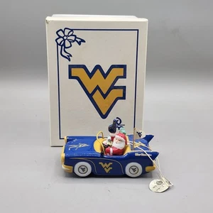 2011 Danbury Mint West Virginia University Mountaineers Santa’s Car in Box - Bild 1 von 10