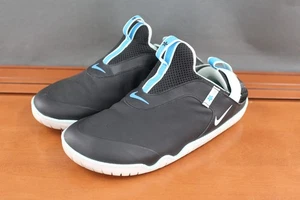 Nike Offline Shoes Mens Size 8.5 Black Blue Slip On Slide Comfort CT1629-001 - Picture 1 of 11