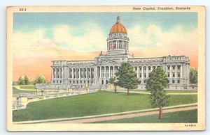 Postcard State Capitol Frankfort Kentucky posted 1940 - Picture 1 of 2