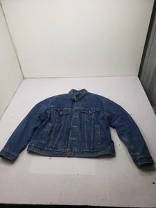 Vintage Levi's Blanket Lined Denim Trucker Jacket 70506 0316 Size 46 Made In USA - Picture 1 of 18
