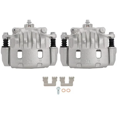 For 05-06 Saab 9-2X 02-16 Subaru Impreza 2pcs Silver Front Brake Calipers Foto 1 de 4
