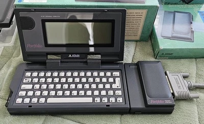Atari Portfolio HPC-004 Palmtop PC Computer 1989 - image 1 of 4