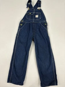 Pointer Brand Boys Size 6 Farm Tractor Bib Overalls Vintage USA Unisex Denim - Picture 1 of 16