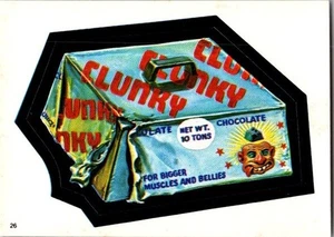 Pegatinas álbum Topps Wacky Packages 1982 #26 caramelo torpe - envío gratuito - Imagen 1 de 2