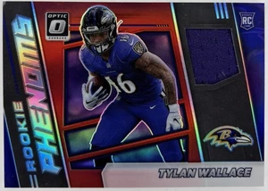 2021 Panini Donruss Optic #RPH-26 Tylan Wallace Rookie Phenoms Red Patch Ravens - Picture 1 of 2