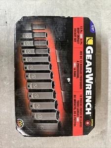 NEW GearWrench 12pc. SAE 6pt. Deep Impact Socket Set 1/2” PN: 84942N - Picture 1 of 2