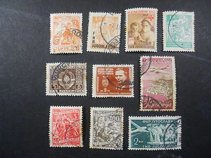 KONVOLUT ALTE ANTIKE WELTPOST BRIEFMARKEN FNR JUGOSLAWIEN JUGOSLAWIEN - Bild 1 von 10