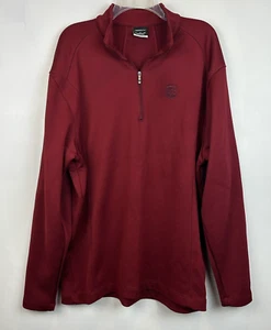 Nike Golf Quarter Zip Up Herren XL Pullover Sweatshirt bestickt UPS Burgundy - Bild 1 von 11