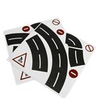 Toy Track Sticker Decoration Motoway Paper Parking Scene Pattern 18 25G