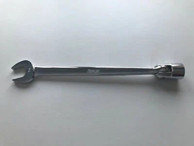 MINT Snap-On Tools USA 3/4" SAE 12pt Saltus Flex Head Socket End Wrench FHO24 - Image 1 of 4