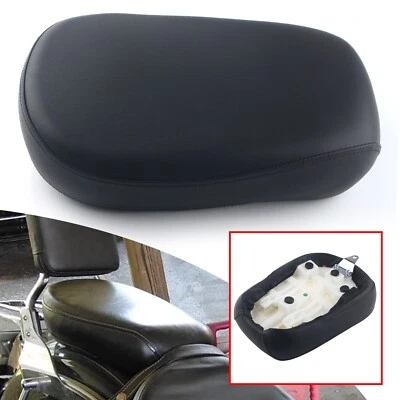 Cojín de asiento de pasajero trasero negro para Yamaha XVS 650 V-Star 650 98-10 Foto 1 de 4