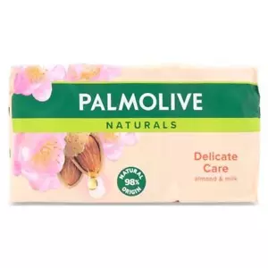 3 x Palmolive Naturals Delicate Care with Almond Milk Soap 3 x 90g Bars - Picture 1 of 1