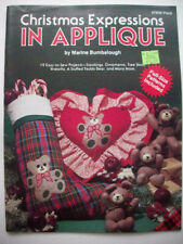 Christmas Expressions in applique 19 projects stockings bears pillow ornaments