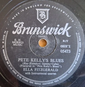 Ella Fitzgerald - Pete Kelly's Blues 1956 UK 10" Shellac 78rpm VG - Bild 1 von 3