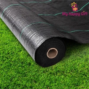 Instahut 1.83x30m Weed Mat Weedmat Control Matting Woven Fabric Garden Plant - Picture 1 of 8
