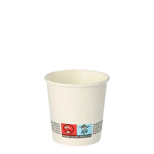 Papstar Trinkbecher Pappbecher pure 0,1 l weiss 50 Stück - Picture 1 of 1
